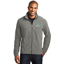 HEATHER MICROFLEECE JACKET MEN'S