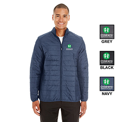 CORE 365 MENS PREVAIL PACKABLE PUFFER JACKET