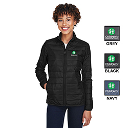 CORE 365 LADIES PREVAIL PACKABLE PUFFER JACKET
